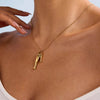 Elegant 18K Gold-Plated Minimalist Pendant Necklace for Modern Sophistication - Store 42
