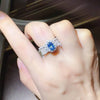 1 Carat Moissanite Zircon 925 Sterling Silver Ring - Store 42
