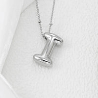 Copper Bubble Letter Pendant Necklace Style I One Size