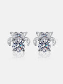 1 Carat Moissanite 925 Sterling Silver Stud Earrings - Store 42