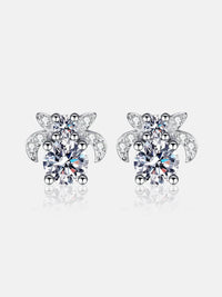 1 Carat Moissanite 925 Sterling Silver Stud Earrings - Store 42
