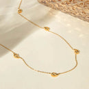 18K Gold-Plated Stainless Steel Necklace with 15.7-Inch Chain and 2-Inch Extension - Store 42