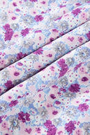 Tiered Floral Shirred High Waist Maxi Dress