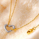 18K Gold-Plated Heart Bracelet with Extension Chain - Stylish and Durable Jewelry Accessory - Store 42