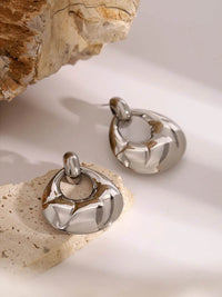 Elegant 18K Gold-Plated Stainless Steel Teardrop Earrings - Dainty Chic Jewelry - Store 42