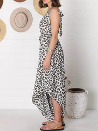 Full Size Leopard Print V-Neck Wide Leg Jumpsuit Plus Size - Store 42