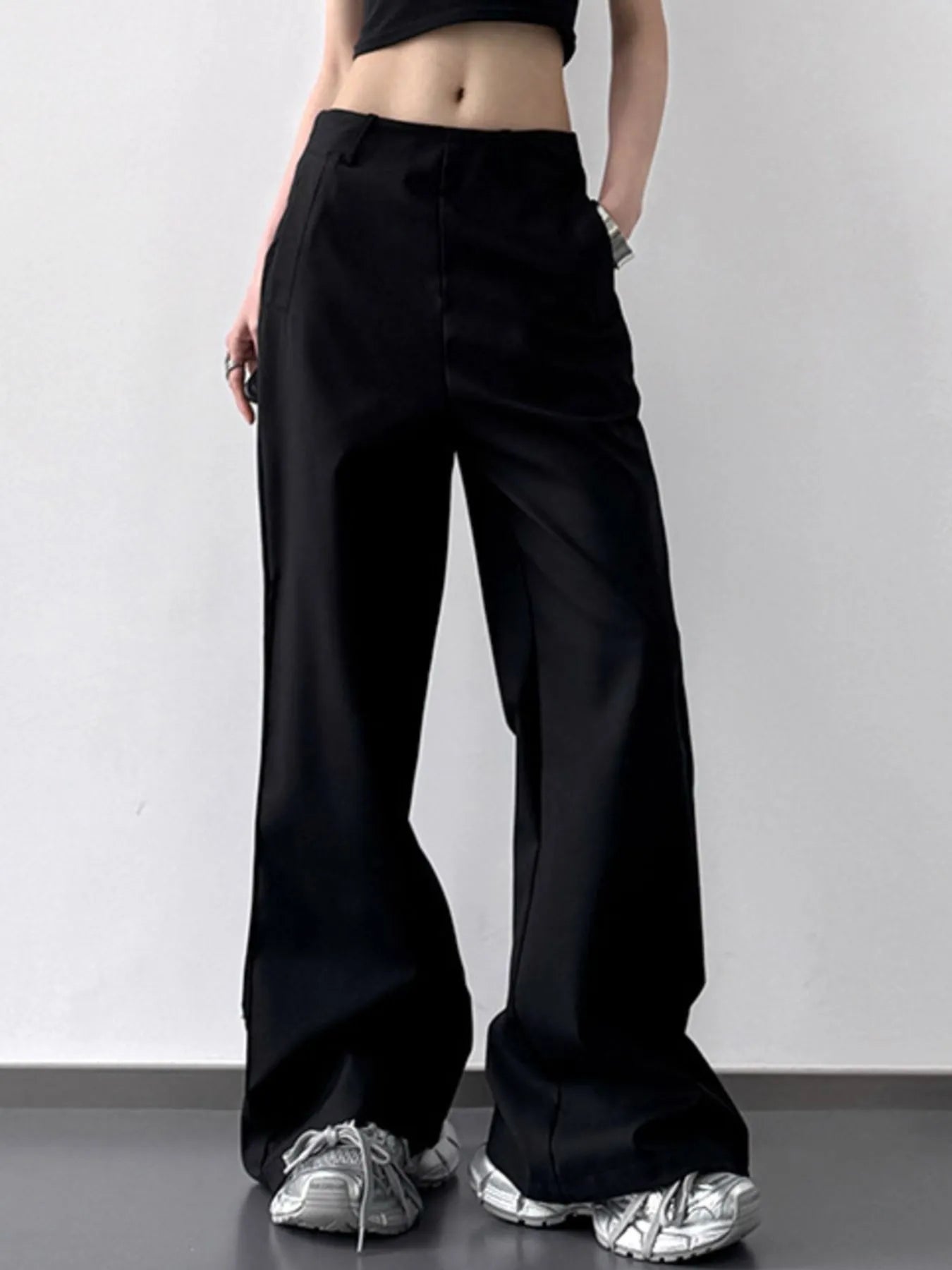 Wide Leg High Waist Pants