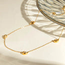 18K Gold-Plated Stainless Steel Necklace with 15.7-Inch Chain and 2-Inch Extension - Store 42