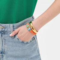 18K Gold-Plated Bead Rope Bracelet