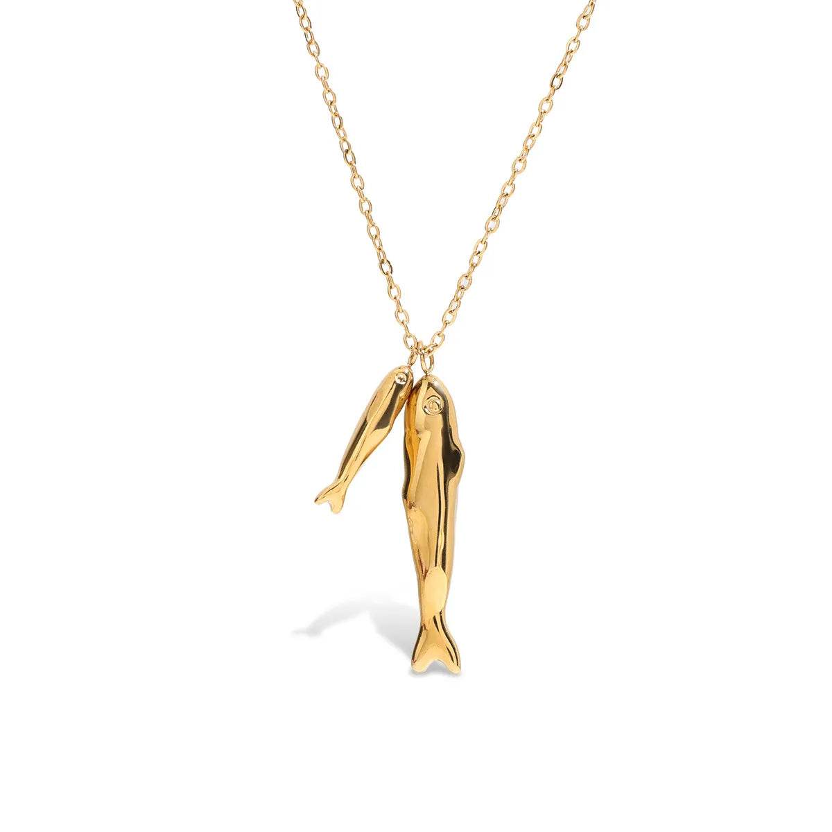 Elegant 18K Gold-Plated Minimalist Pendant Necklace for Modern Sophistication - Store 42