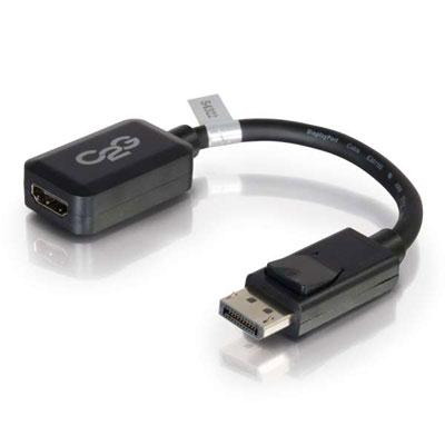 8-Inch DisplayPort Male to HDMI Female Adapter - Seamlessly Connect Your Devices for High-Quality Audio and Video