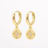 Elegant 925 Sterling Silver Zircon Earrings - 18K Gold-Plated Stylish Jewelry - Store 42