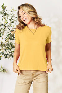 Basic Bae Bamboo Full Size Round Neck Short Sleeve T-Shirt Plus Size