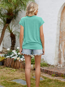 Round Neck Short Sleeve T-Shirt