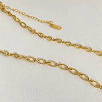 Elegant 18K Gold-Plated Titanium Steel Pendant Necklace with Adjustable Chain and Pearl Shell - Store 42