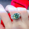 5 Carat Moissanite 925 Sterling Silver Ring Silver