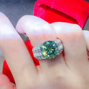 5 Carat Moissanite 925 Sterling Silver Ring Silver