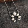 Artificial Turquoise Alloy Pendant Necklace White One Size