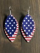 Elegant PU Leather Leaf Dangle Earrings - Stylish Alloy Jewelry for Chic Outfits - Store 42