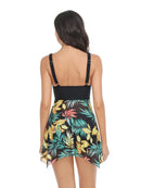 Printed Wide Strap Two-Piece Swim Set