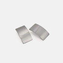 Elegant 18K Gold-Plated Stainless Steel Rectangle Earrings - Lightweight Design, 1.7 In Length - Store 42