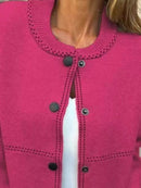 Full Size Button Up Long Sleeve Cardigan Plus Size - Store 42