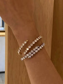 Elegant 18K Gold-Plated Stainless Steel Bracelet With Zircon Inlay – Unique Gift Idea - Store 42
