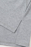 Trendy High Raglan V Neck Oversized T Shirt - Half Sleeve, Stretchy Fabric, Casual Chic - Store 42
