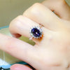 2 Carat 925 Sterling Silver Oval Moissanite Ring Silver