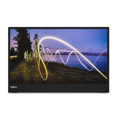 Lenovo ThinkVision M15 15.6" USB-C Monitor - Slim Design, Adjustable Height, Power Pass Through