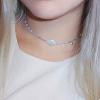 Freshwater Pearl Star Moon Beaded Necklace