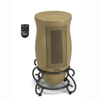 Lasko Designer Series Oscillating Ceramic Heater with Remote, Elegant Hourglass Design, 7-Hour Timer