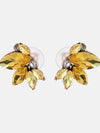 Elegant Alloy Rhinestone Flower Stud Earrings - Imported One Size, Perfect for Any Occasion - Store 42