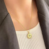 18K Gold-Plated Coin Pendant Necklace Gold One Size