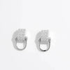 Elegant 925 Sterling Silver Zircon Earrings with Platinum-Plated Finish – Stylish Accessories - Store 42