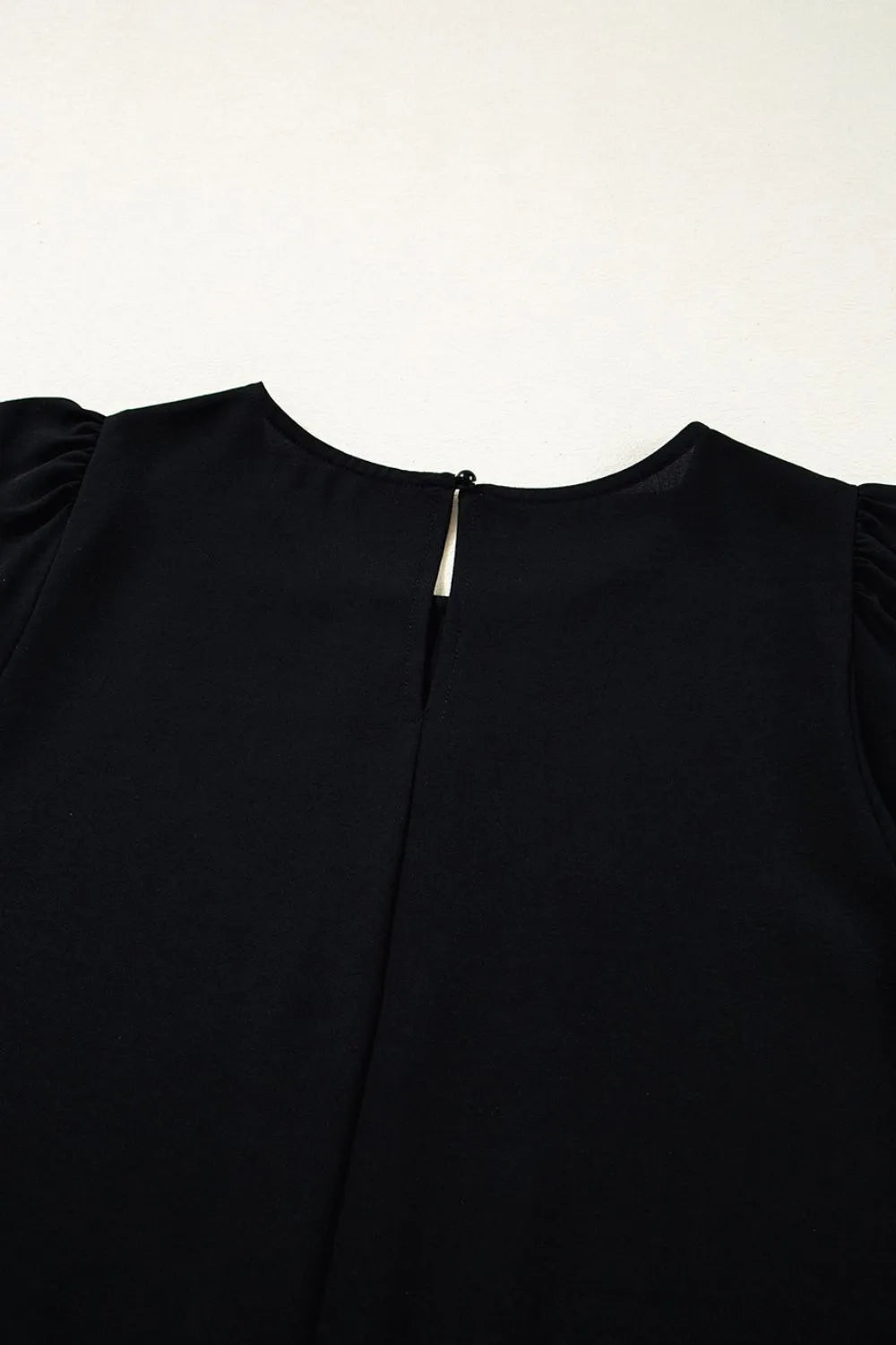 Contrast Scallop Trim Bow Detail Short Sleeve Shift Dress