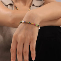Bohemian 2-Piece Jewelry Set with Natural Stone and Freshwater Pearls - Unique Artisan Design - Store 42