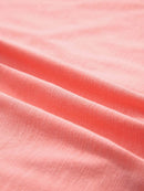 Floral Applique Oversized T-Shirt with Exposed Seams - 65% Polyester 35% Cotton - Store 42