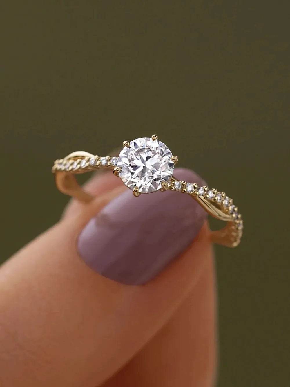 Elegant 925 Sterling Silver Ring with Inlaid Zircon – Luxury and Versatility for Every Occasion