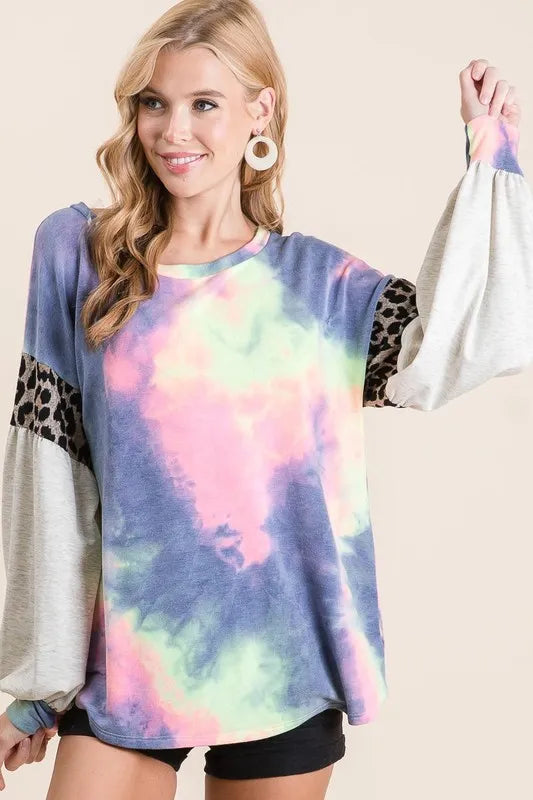 CHARCOAL TIE DYE / S