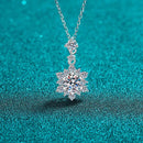 1 Carat Moissanite Zircon 925 Sterling Silver Necklace - Store 42