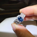 1 Carat Moissanite Zircon 925 Sterling Silver Ring - Store 42
