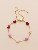 Copper Heart Adjustable Bracelet