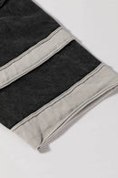 Trendy Contrast Round Neck Half Sleeve T-Shirt - Soft 100% Cotton with Seam Detail - Store 42