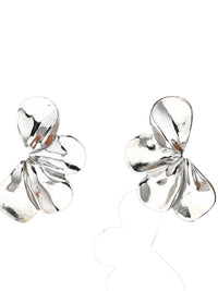 Elegant Stainless Steel Flower Earrings - Classic Floral Design for Everyday Wear - Store 42