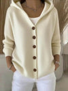 Full Size Button Up Long Sleeve Cardigan Plus Size - Store 42