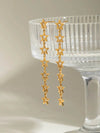 18K Gold-Plated Stainless Steel Cutout Star Earrings - Stylish, Durable, and Lightweight - Store 42
