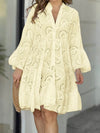Full Size Eyelet Ruffled Hem Tiered Dress Plus Size - Store 42