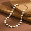 Alloy Pearl Chain Necklace