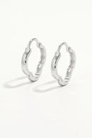 925 Sterling Silver Inlaid Zircon Earrings